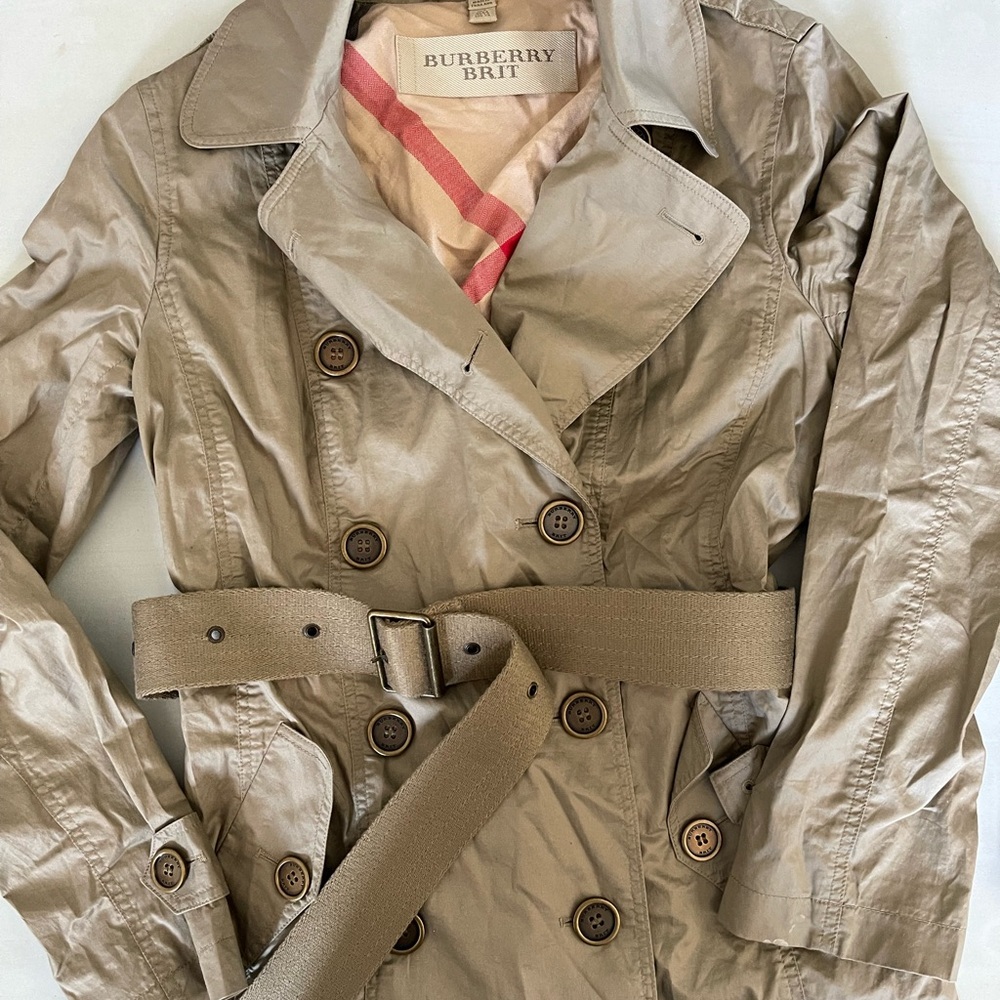 Burberry Women's Tan Trench Coat